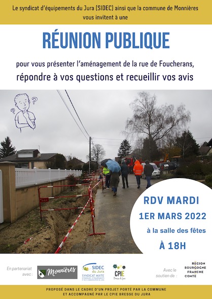 Affiche réunion publique